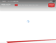 Tablet Screenshot of bossauto.ca